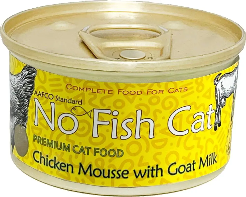 No Fish Cat mousse罐-  雞肉加羊奶主食罐 85g